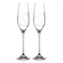 Two Hearts Toasting Flutes S/2