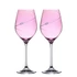 Pink Silhouette White Wine S/2