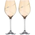 Amber Silhouette White Wine S/2