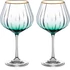 Mirage Green & Gold Gin S/2
